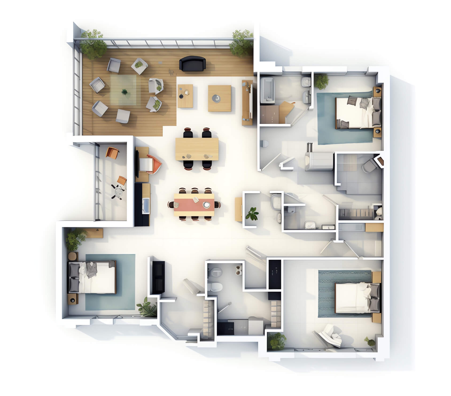 Typical house layout